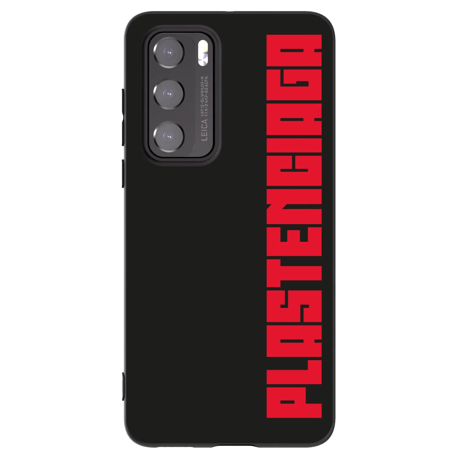 Picasee Μαύρη θήκη σιλικόνης για Huawei P40 - Plastenciaga