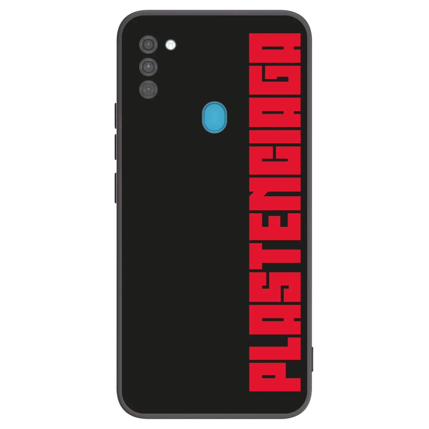 Picasee Μαύρη θήκη σιλικόνης για Samsung Galaxy M11 - Plastenciaga