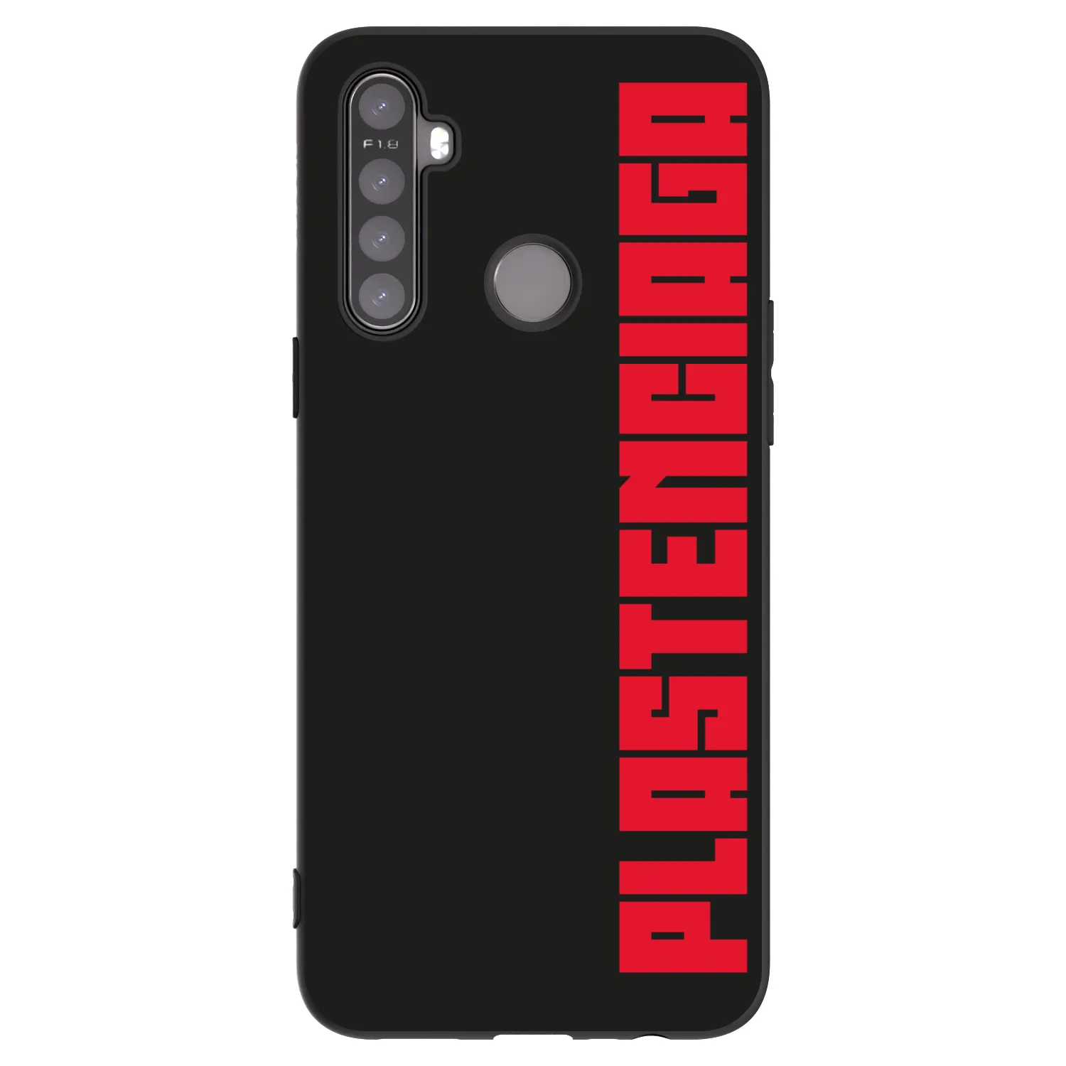 Picasee Μαύρη θήκη σιλικόνης για Realme 6i - Plastenciaga