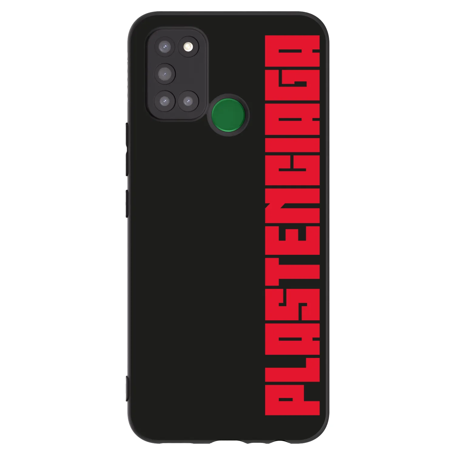 Picasee Μαύρη θήκη σιλικόνης για Realme 7i - Plastenciaga