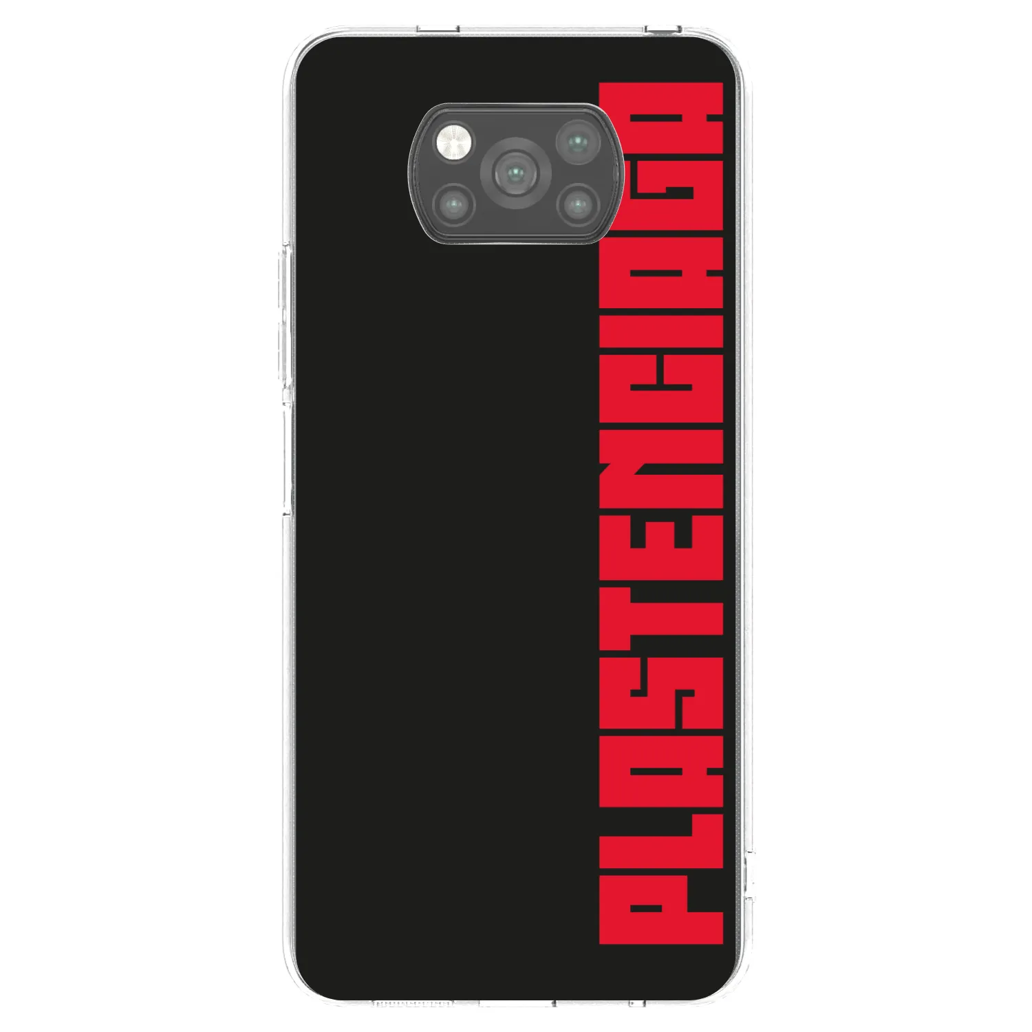 Picasee Μαύρη θήκη σιλικόνης για Xiaomi Poco X3 Pro - Plastenciaga