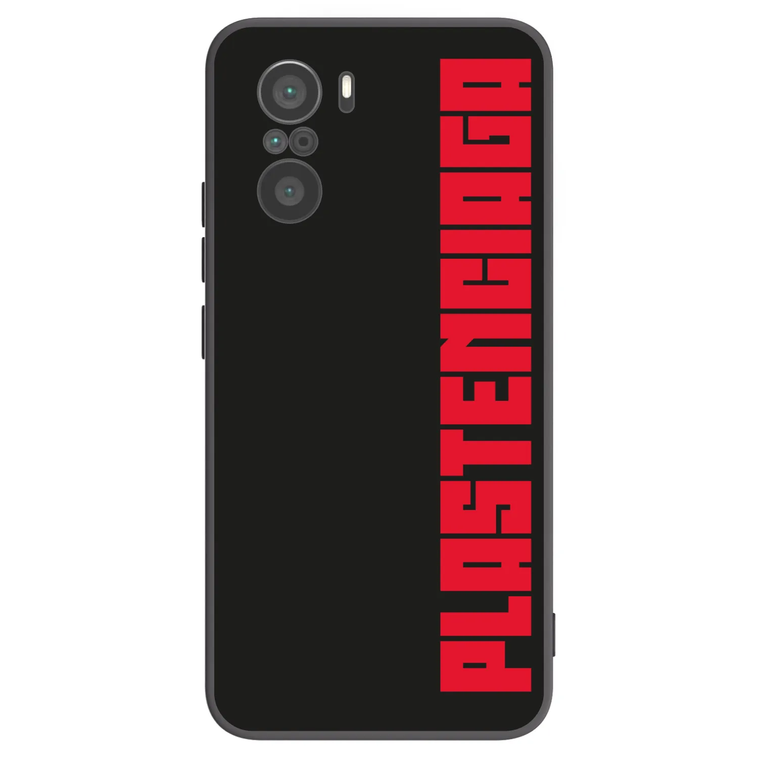 Picasee Μαύρη θήκη σιλικόνης για Xiaomi Poco F3 - Plastenciaga