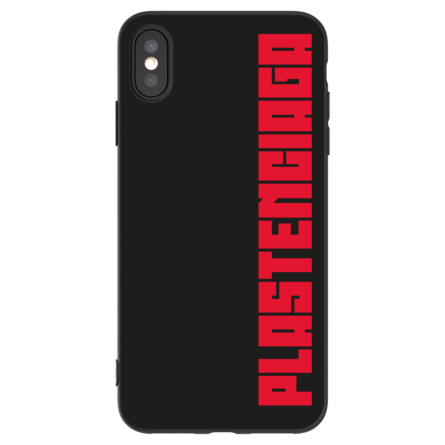 Picasee Μαύρη θήκη σιλικόνης για Apple iPhone XS Max - Plastenciaga