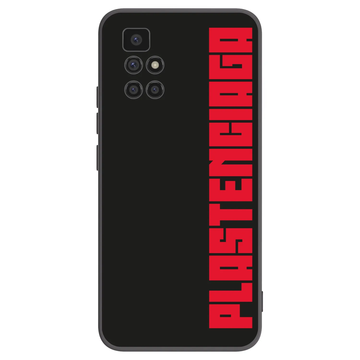 Picasee Μαύρη θήκη σιλικόνης για Xiaomi Redmi 10 - Plastenciaga