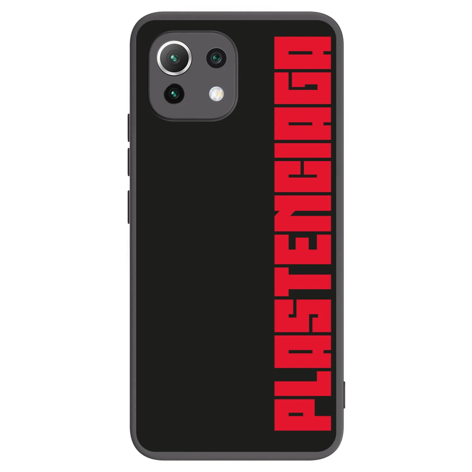 Picasee Μαύρη θήκη σιλικόνης για Xiaomi 11 Lite 5G NE - Plastenciaga