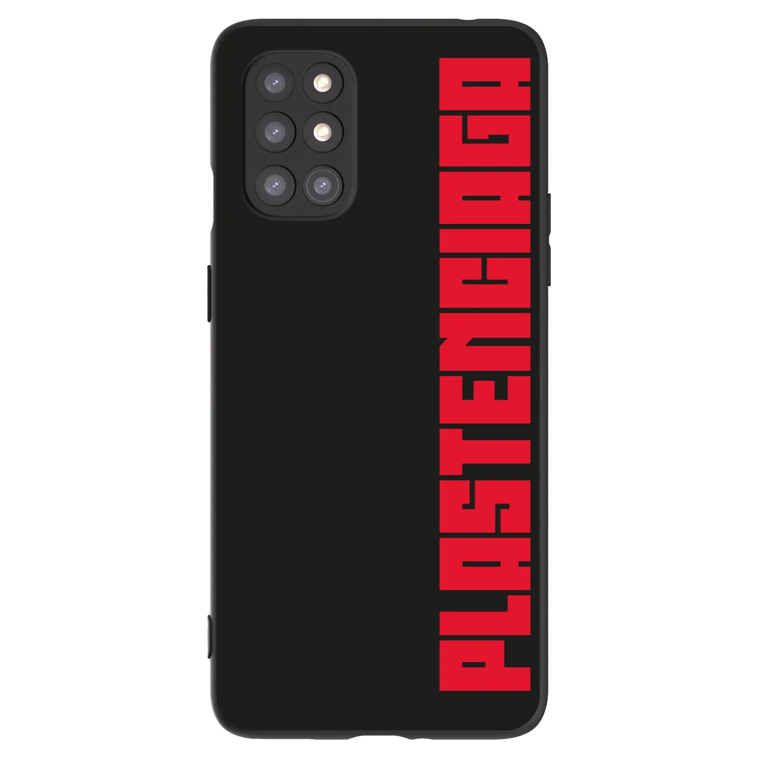 Picasee Μαύρη θήκη σιλικόνης για OnePlus 8T - Plastenciaga