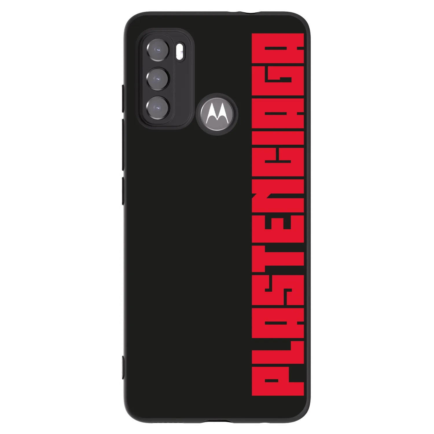 Picasee Μαύρη θήκη σιλικόνης για Motorola Moto G60 - Plastenciaga