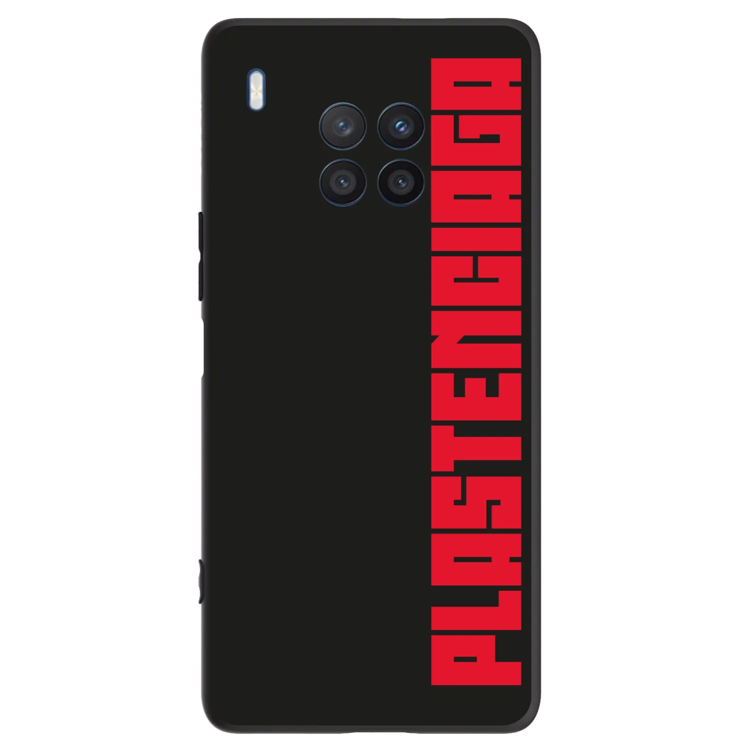 Picasee Μαύρη θήκη σιλικόνης για Honor 50 Lite - Plastenciaga