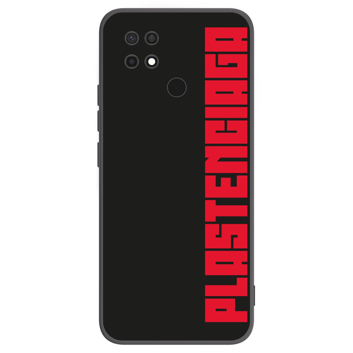 Picasee Μαύρη θήκη σιλικόνης για Xiaomi Redmi 10C - Plastenciaga