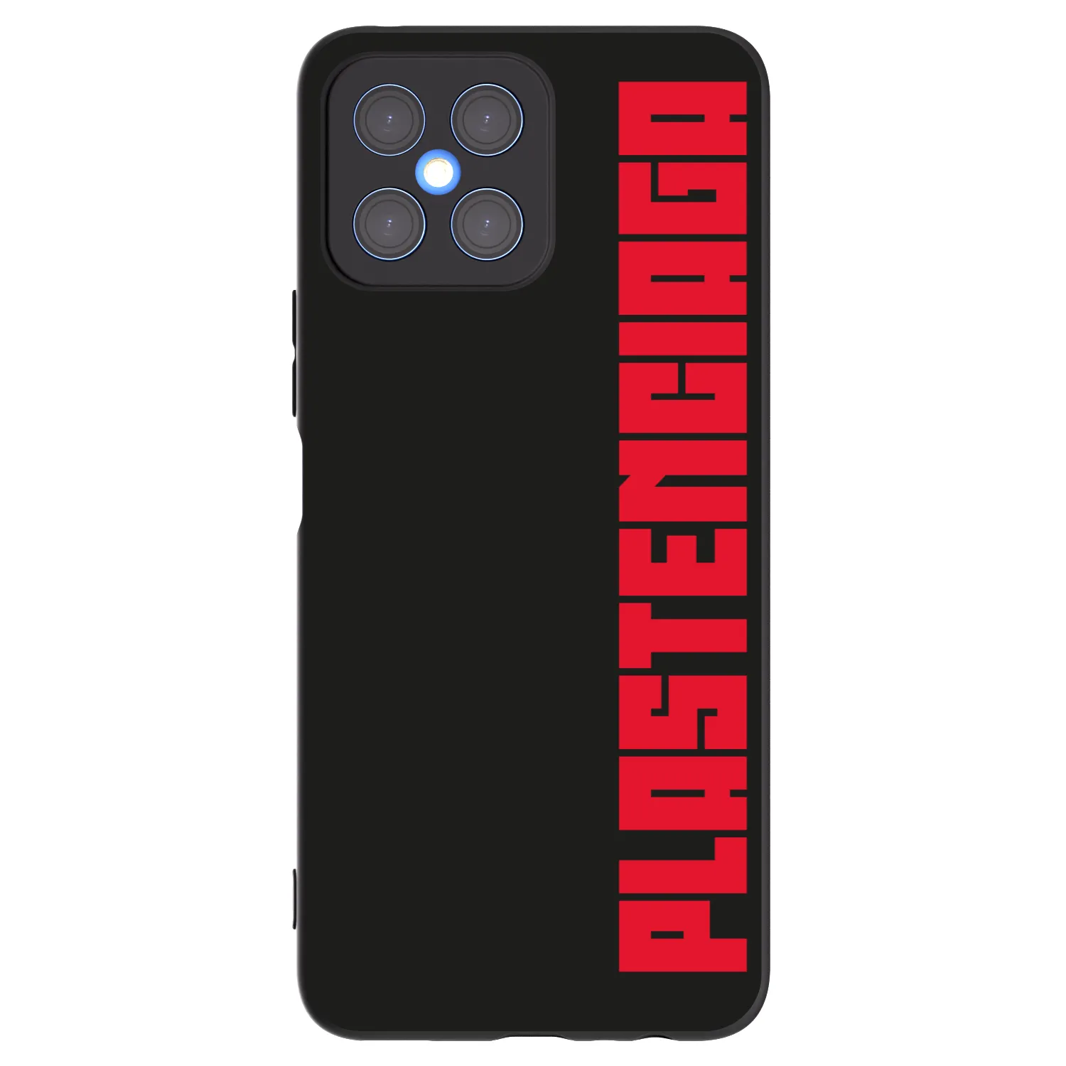 Picasee Μαύρη θήκη σιλικόνης για Honor X8 4G - Plastenciaga