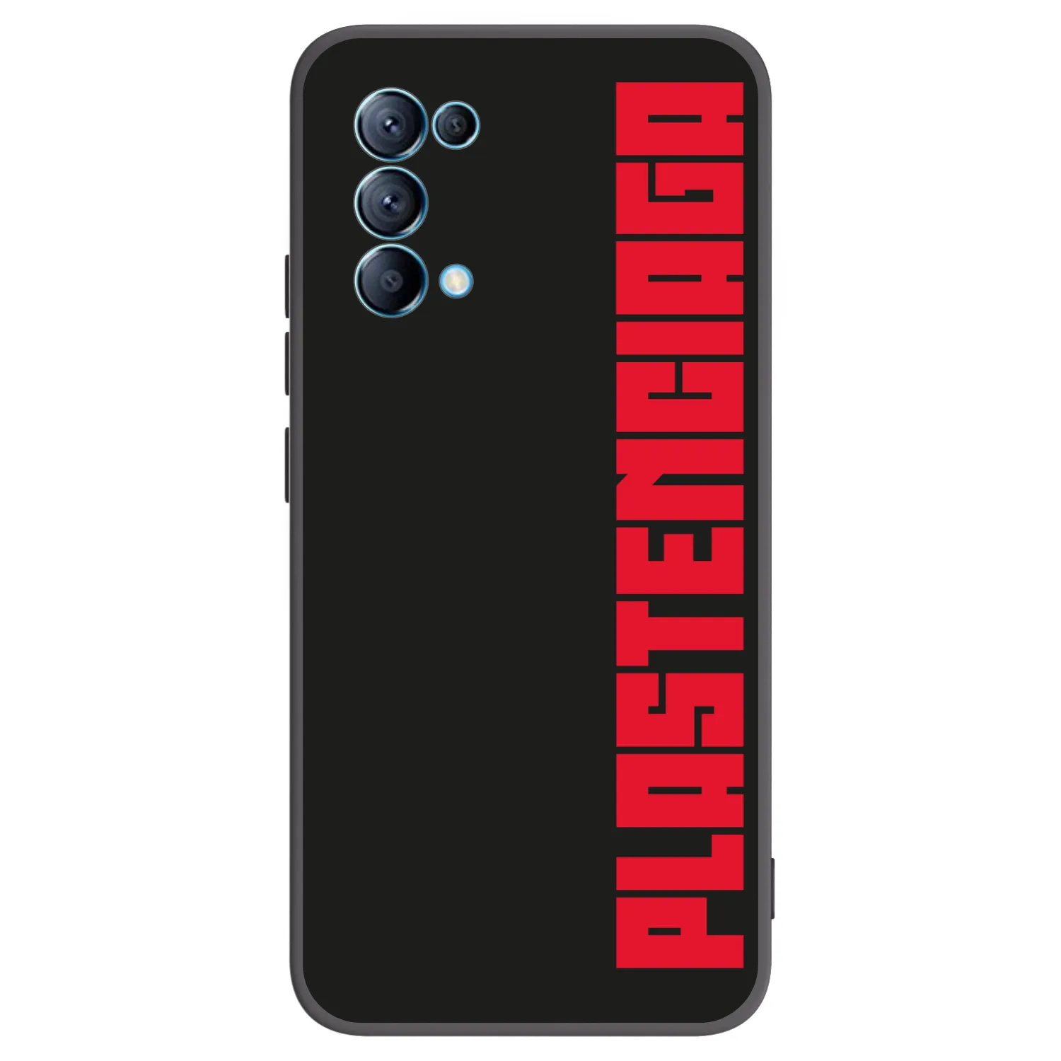 Picasee Μαύρη θήκη σιλικόνης για OPPO Reno 5 5G - Plastenciaga