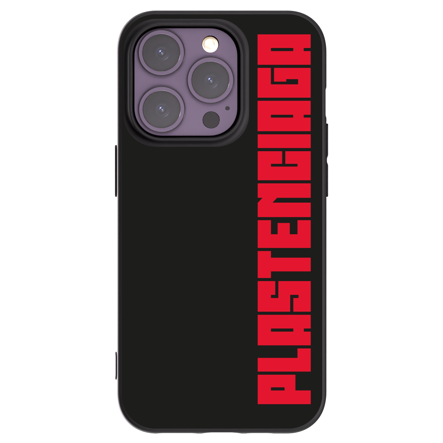 Picasee Μαύρη θήκη σιλικόνης για Apple iPhone 14 Pro - Plastenciaga