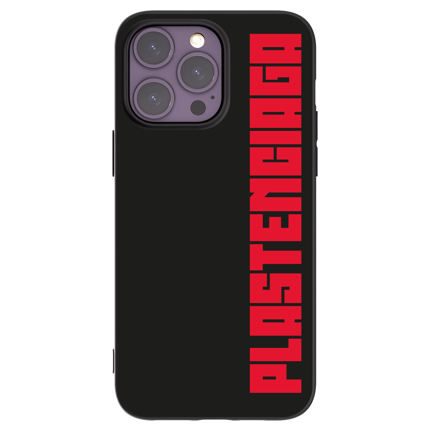 Picasee Μαύρη θήκη σιλικόνης για Apple iPhone 14 Pro Max - Plastenciaga