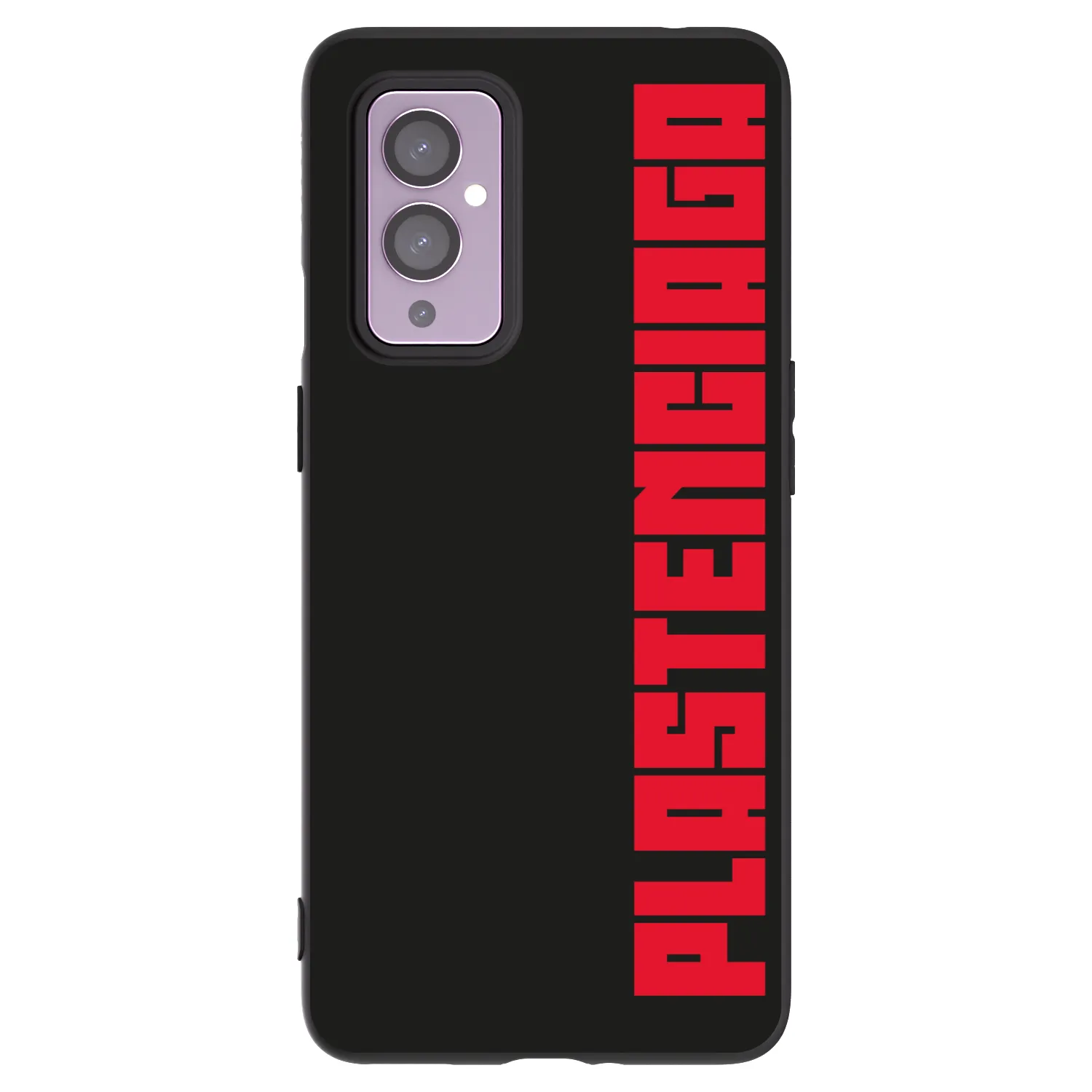 Picasee Μαύρη θήκη σιλικόνης για OnePlus 9 - Plastenciaga