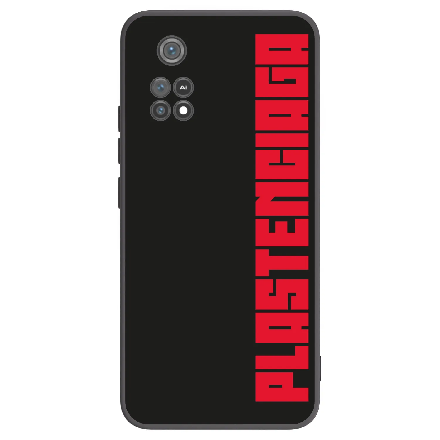 Picasee Μαύρη θήκη σιλικόνης για Xiaomi Poco M4 Pro - Plastenciaga