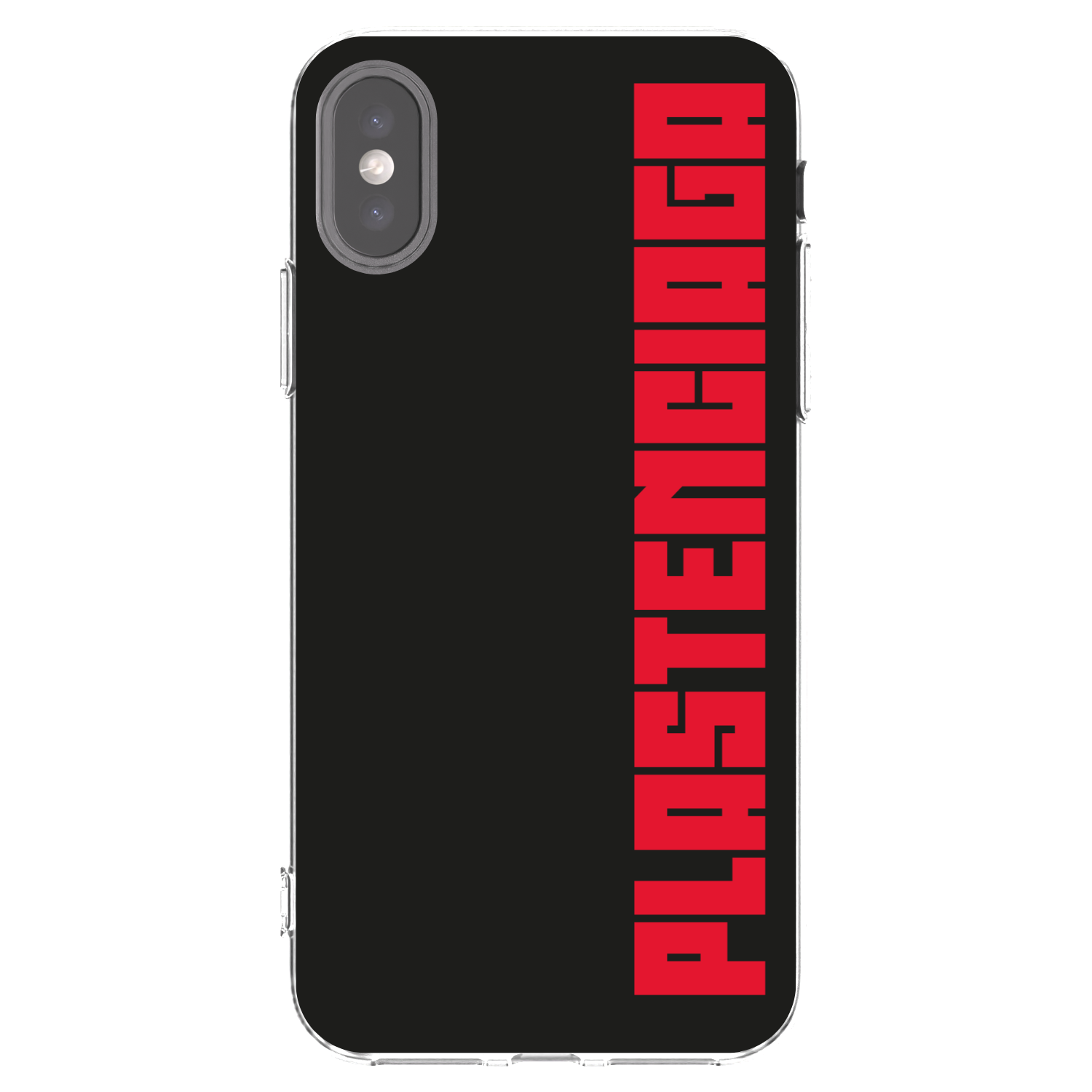 Picasee διαφανής θήκη σιλικόνης Apple iPhone X/XS - Plastenciaga