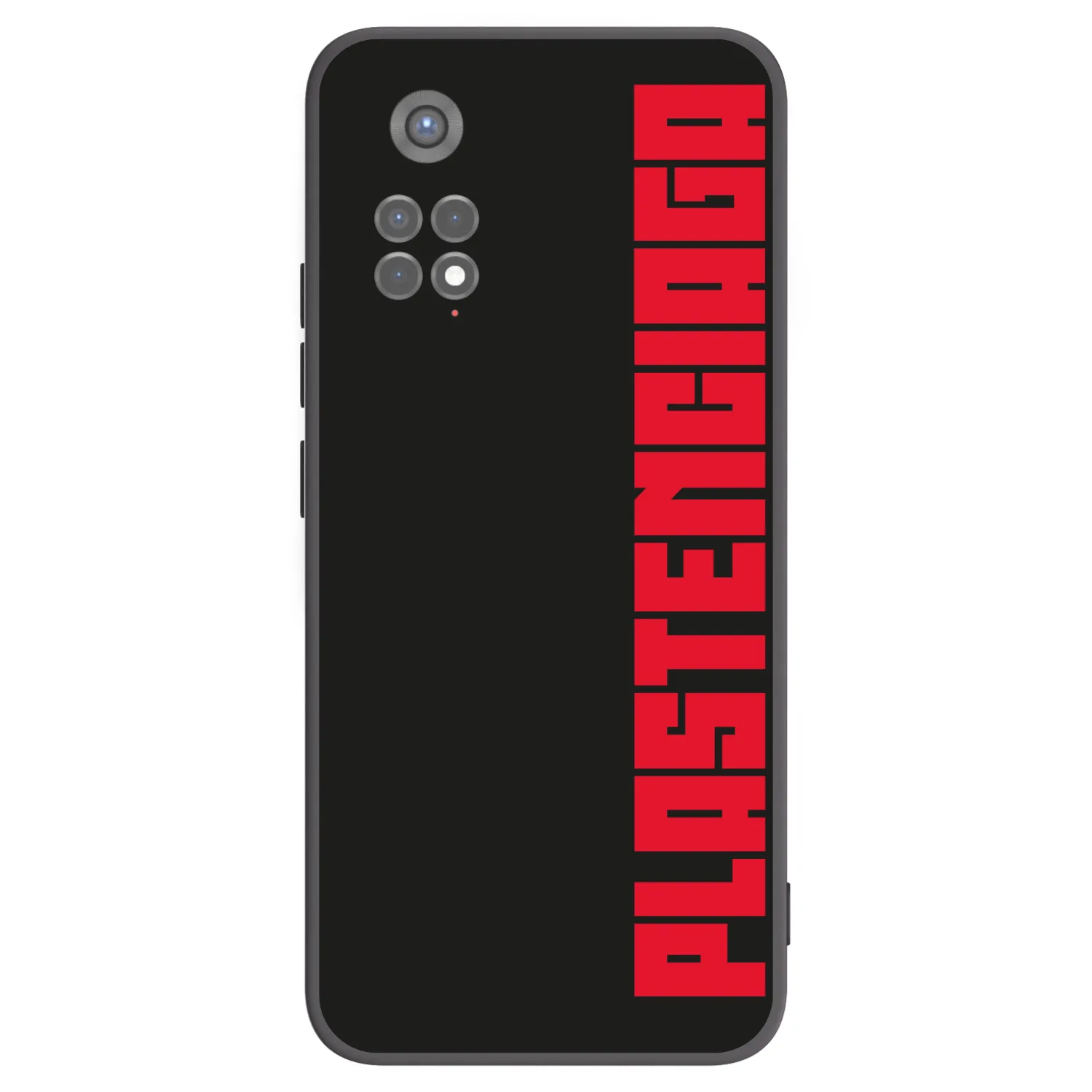 Picasee Μαύρη θήκη σιλικόνης για Xiaomi Redmi Note 11S 5G - Plastenciaga