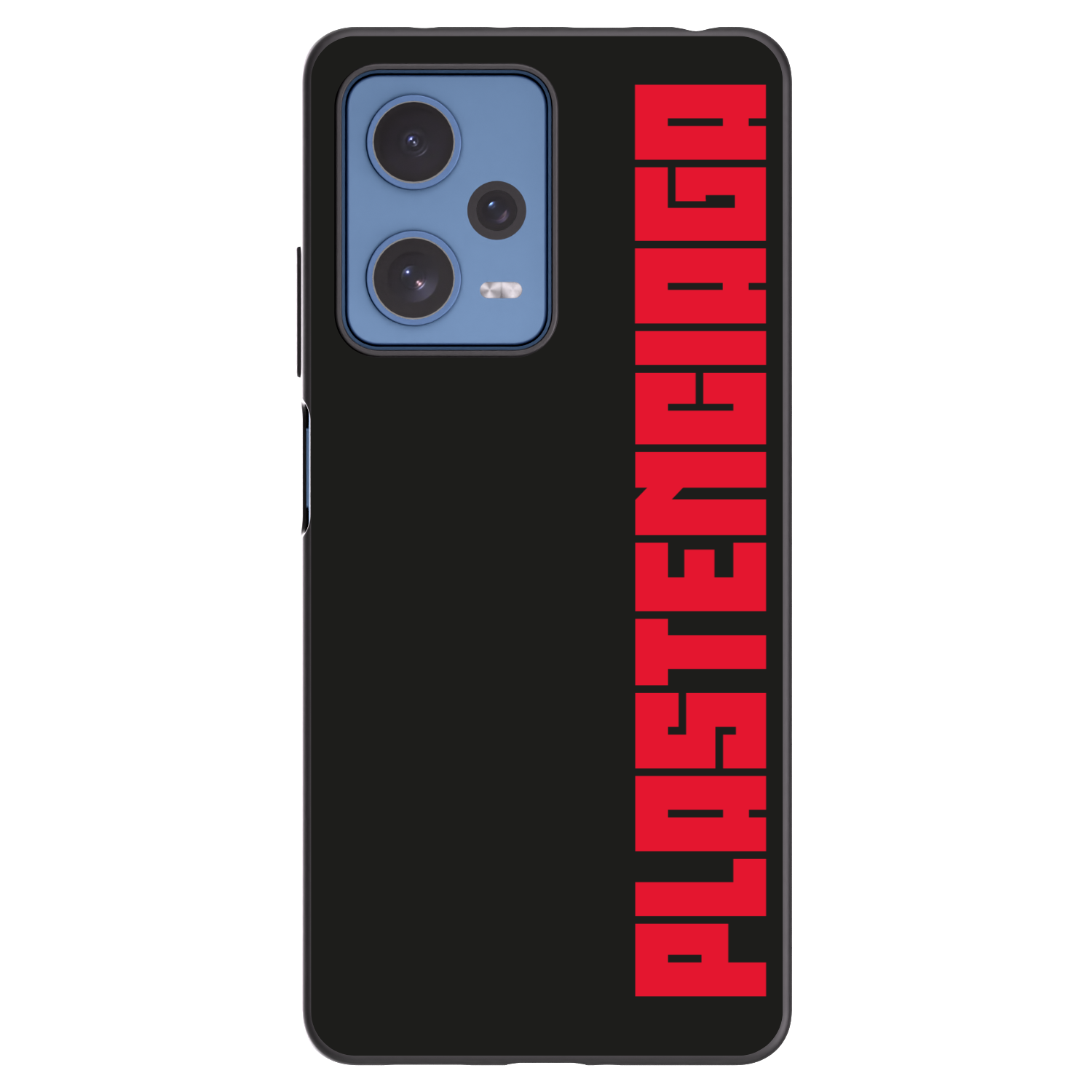 Picasee Μαύρη θήκη σιλικόνης για Xiaomi Redmi Note 12 Pro 5G - Plastenciaga