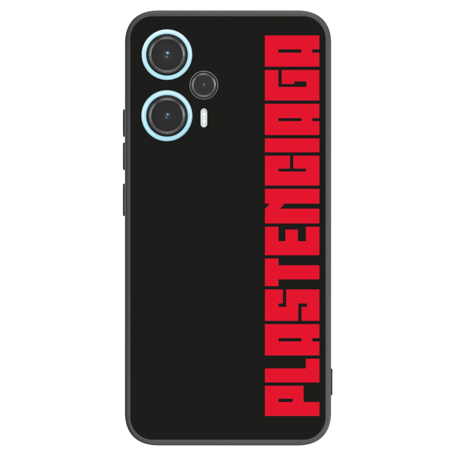 Picasee Μαύρη θήκη σιλικόνης για Xiaomi Poco F5 - Plastenciaga