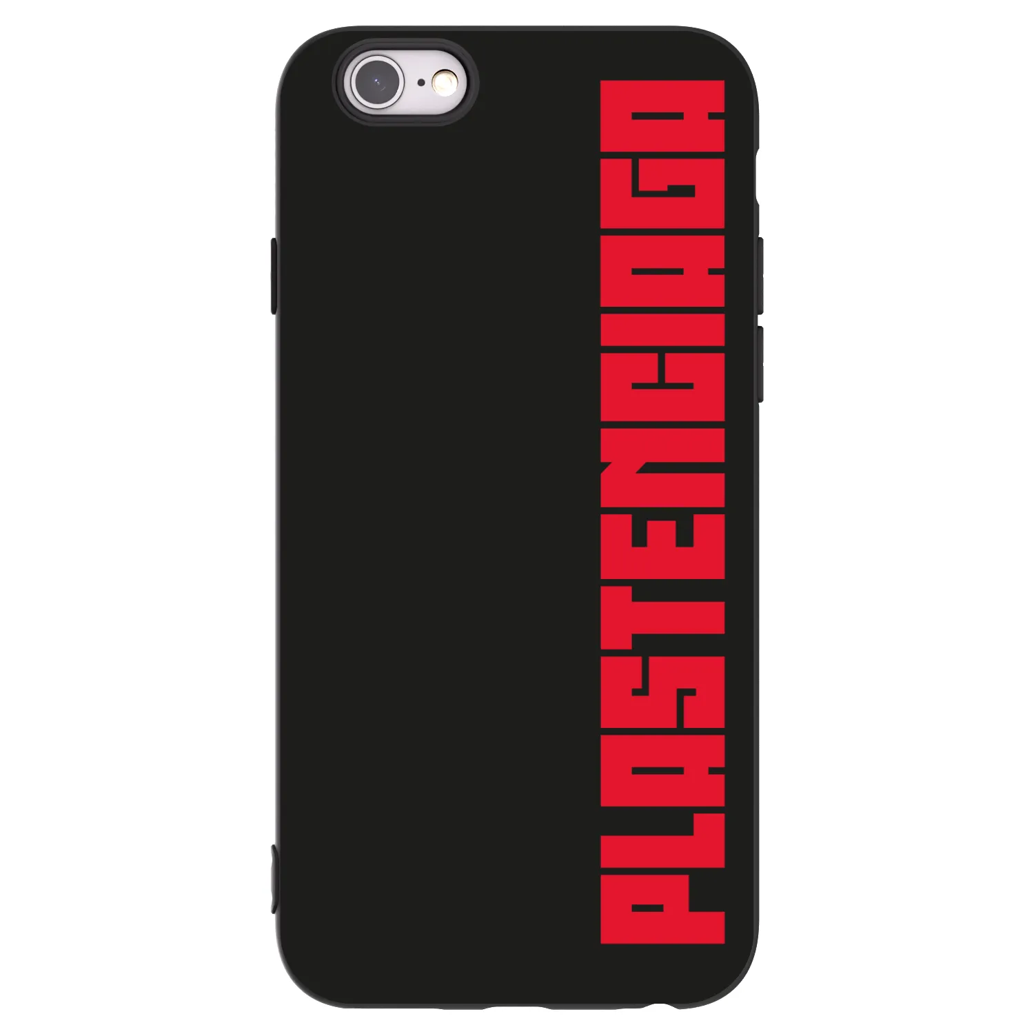 Picasee Μαύρη θήκη σιλικόνης για Apple iPhone 6/6S - Plastenciaga