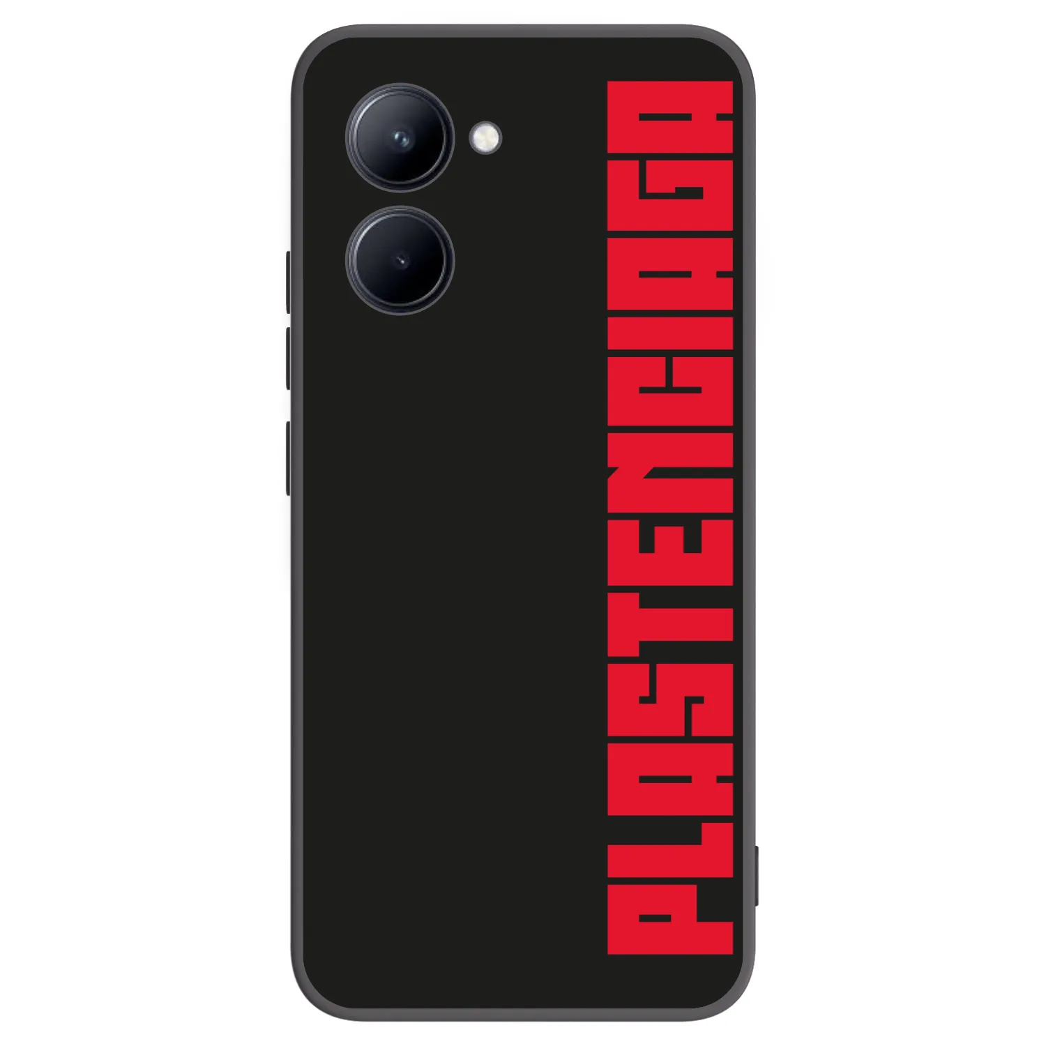 Picasee Μαύρη θήκη σιλικόνης για Realme C33 (2023) - Plastenciaga