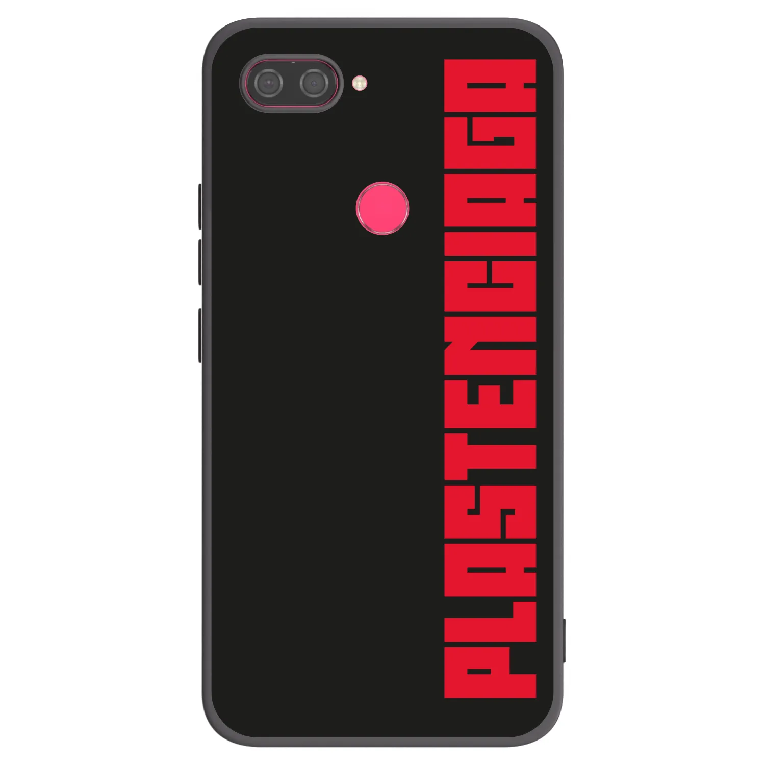 Picasee Μαύρη θήκη σιλικόνης για Xiaomi Mi 8 Lite - Plastenciaga