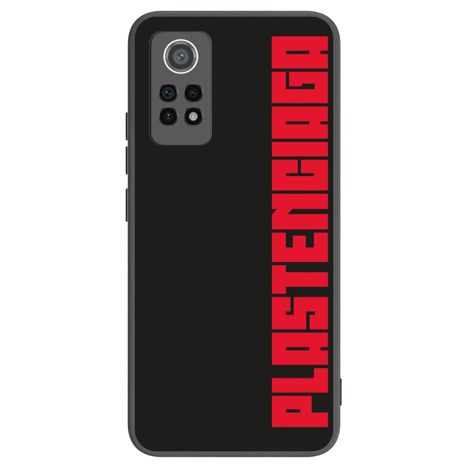 Picasee Μαύρη θήκη σιλικόνης για Xiaomi Redmi Note 12 Pro 4G - Plastenciaga