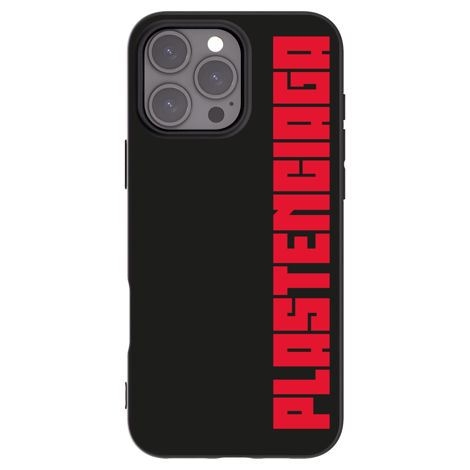 Picasee Μαύρη θήκη σιλικόνης για Apple iPhone 16 Pro Max - Plastenciaga