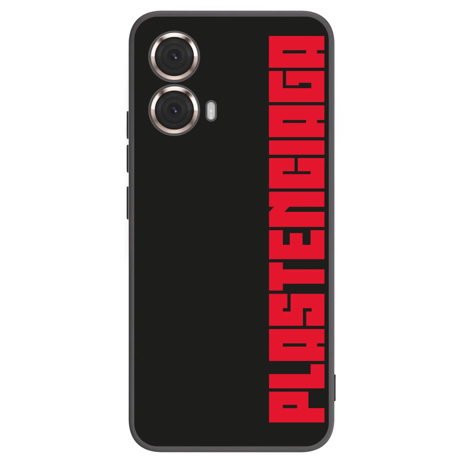 Picasee Μαύρη θήκη σιλικόνης για Motorola Moto G85 - Plastenciaga