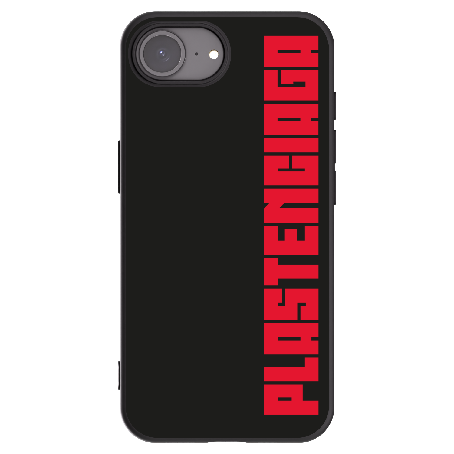 Picasee Μαύρη θήκη σιλικόνης για Apple iPhone 16e - Plastenciaga