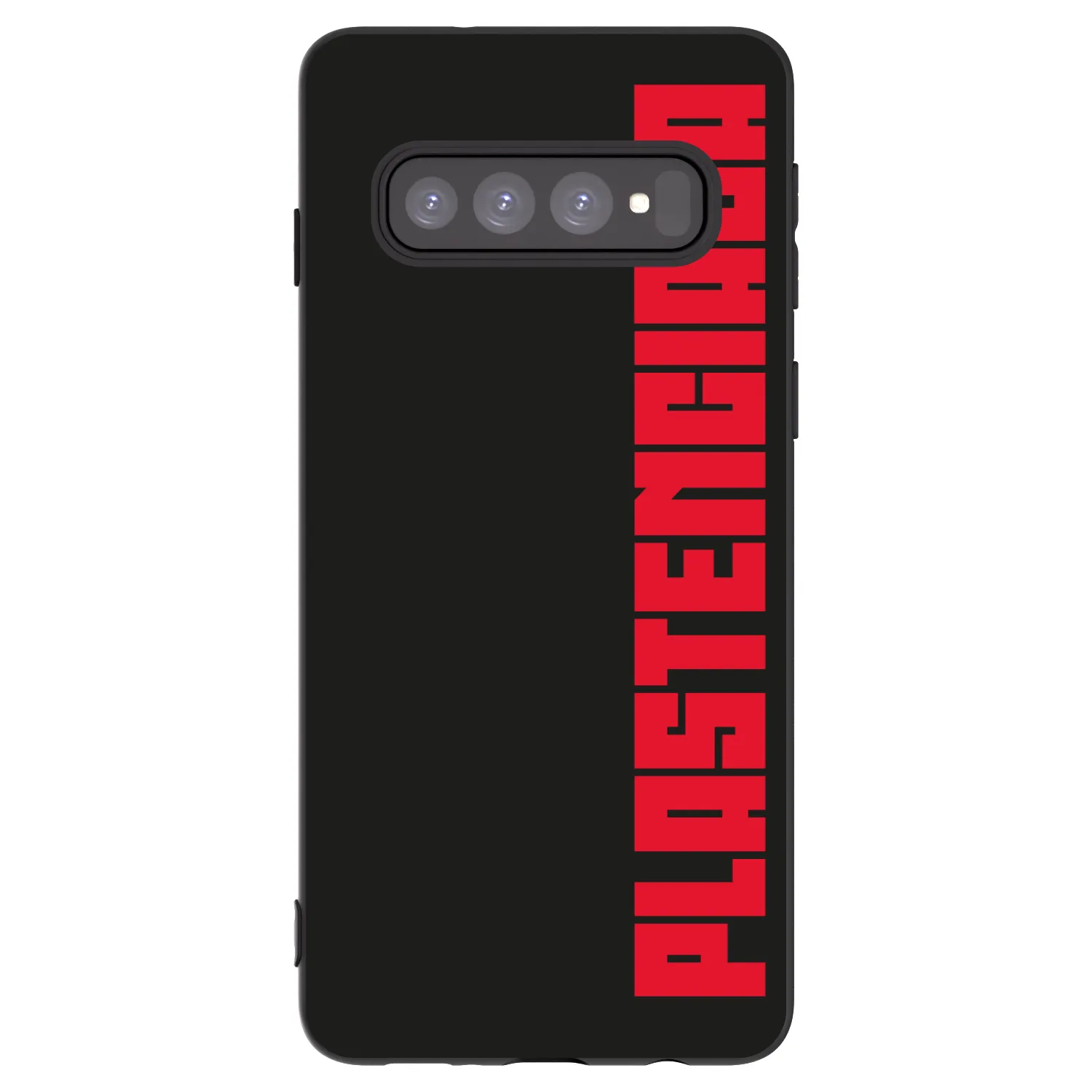 Picasee Μαύρη θήκη σιλικόνης για Samsung Galaxy S10 G973 - Plastenciaga