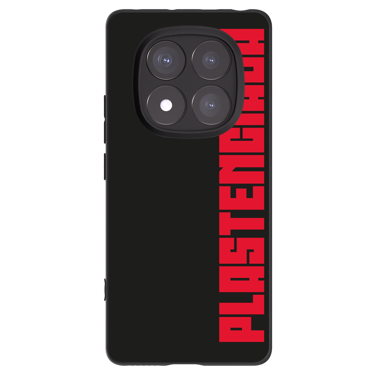 Picasee Μαύρη θήκη σιλικόνης για Xiaomi Redmi Note 14 Pro 5G - Plastenciaga