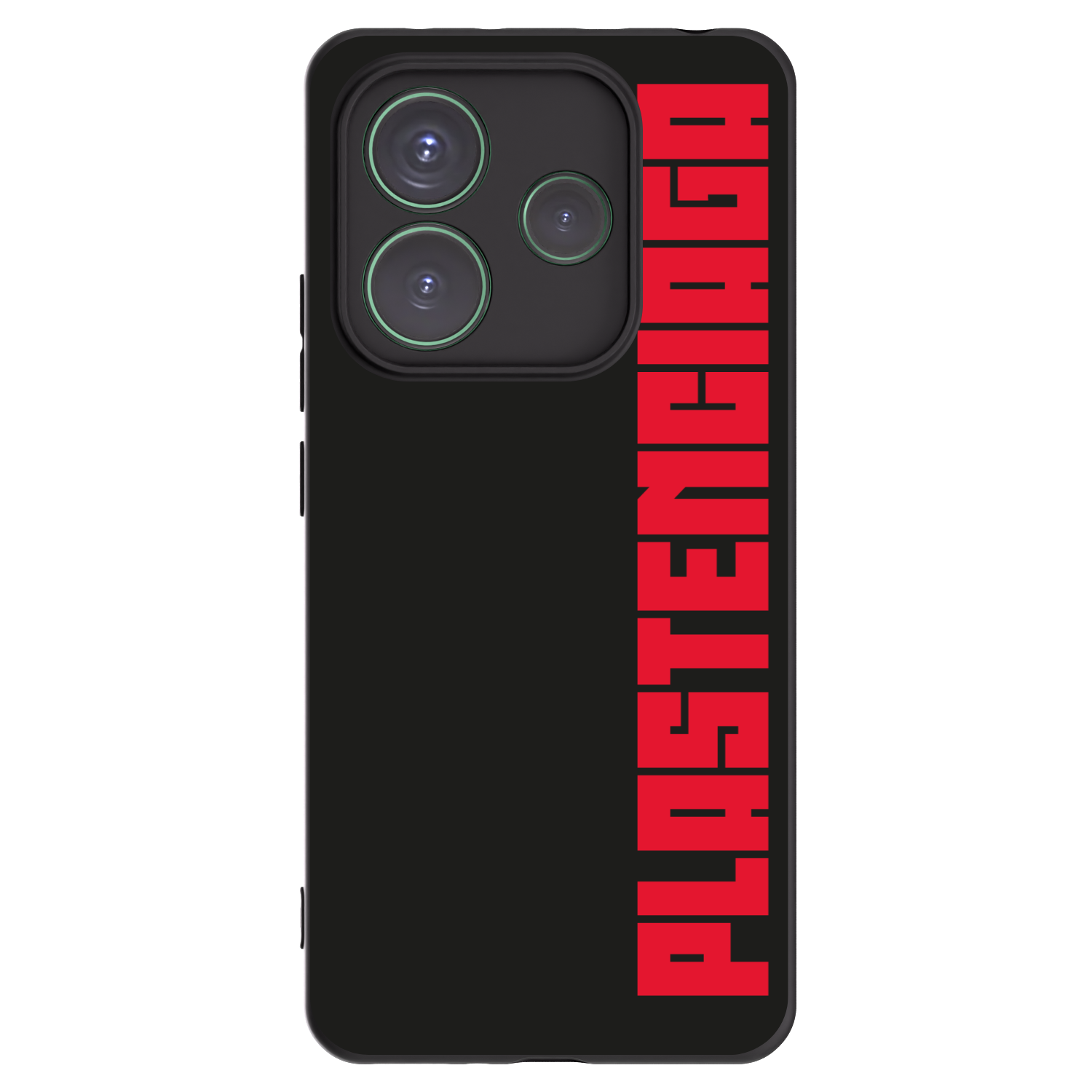 Picasee Μαύρη θήκη σιλικόνης για Xiaomi Redmi Note 14 5G - Plastenciaga