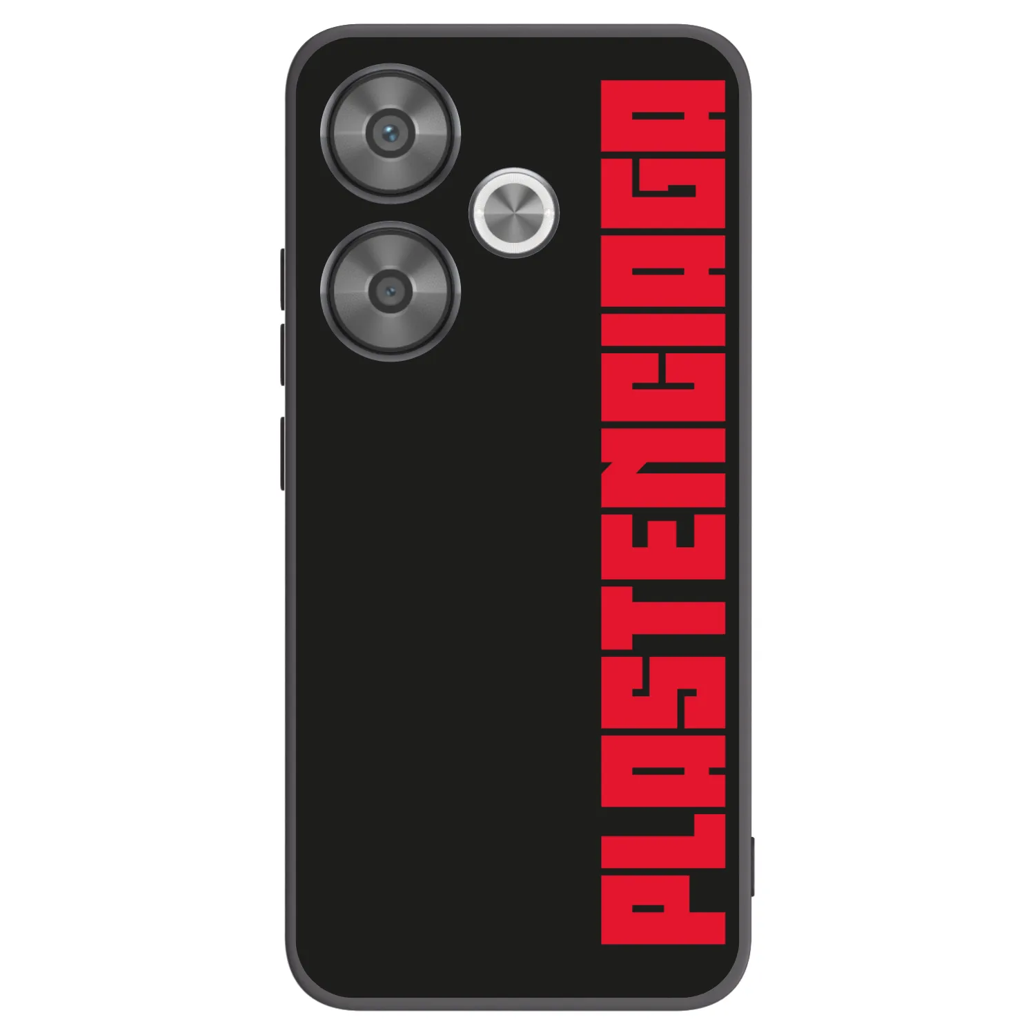 Picasee Μαύρη θήκη σιλικόνης για Xiaomi Poco F6 - Plastenciaga