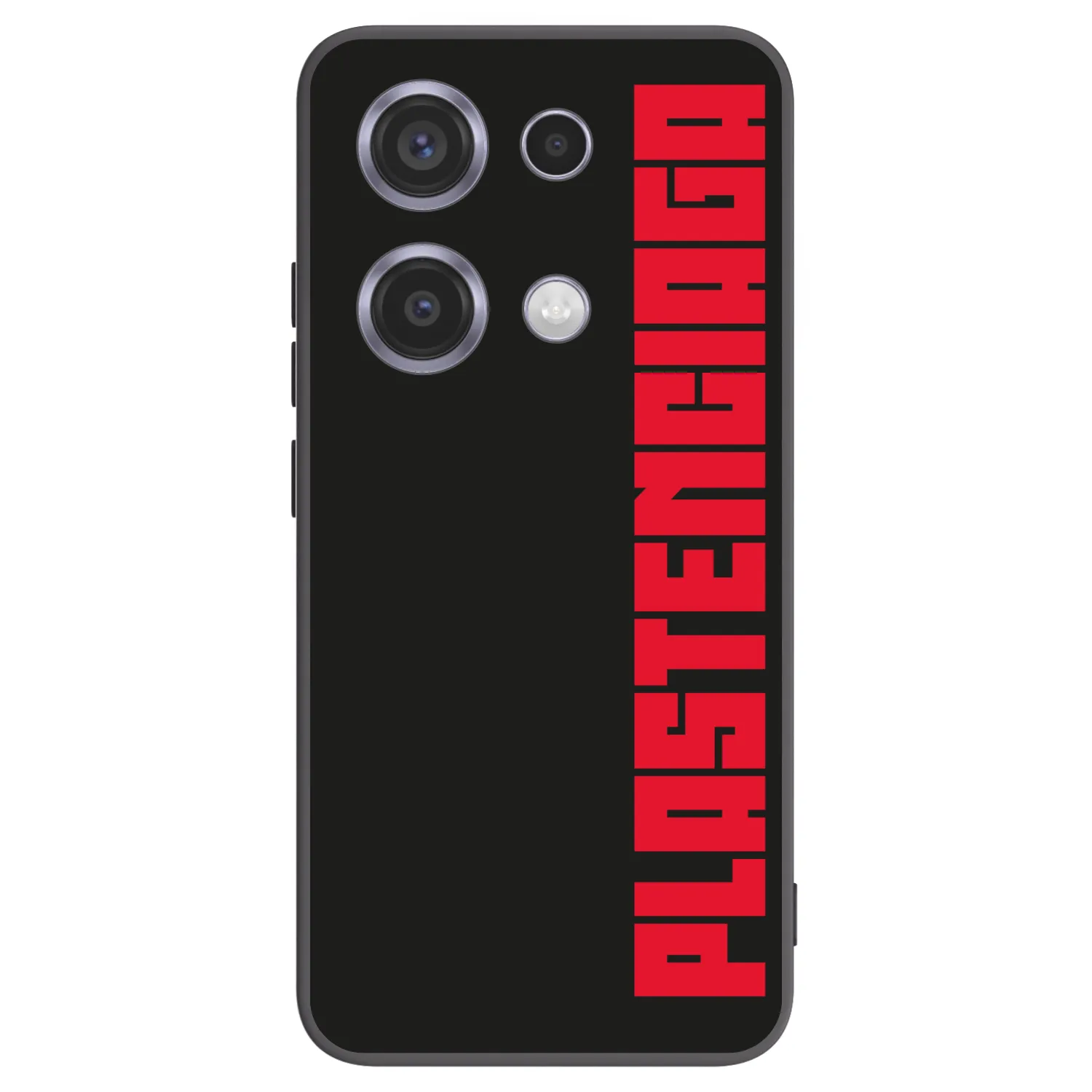 Picasee Μαύρη θήκη σιλικόνης για Xiaomi Redmi Note 14S - Plastenciaga