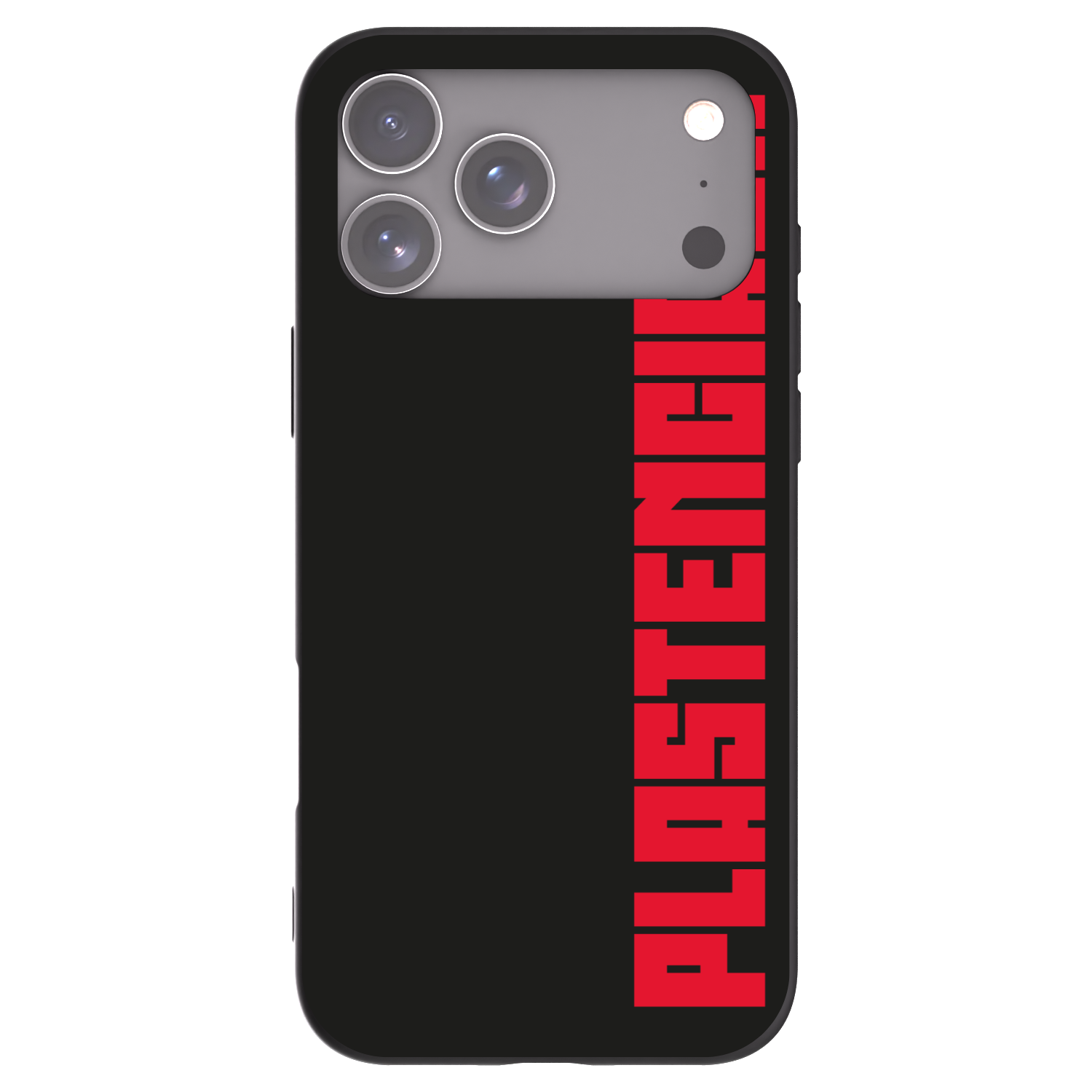 Picasee Μαύρη θήκη σιλικόνης για Apple iPhone 17 Pro Max - Plastenciaga