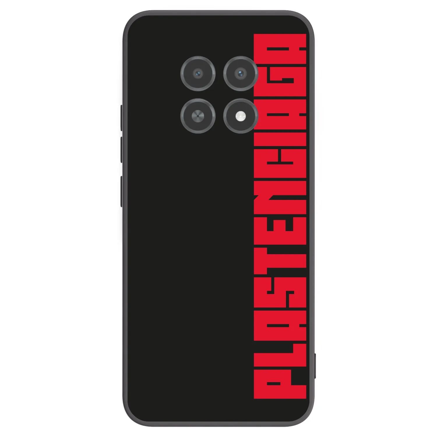 Picasee Μαύρη θήκη σιλικόνης για Realme 12X - Plastenciaga