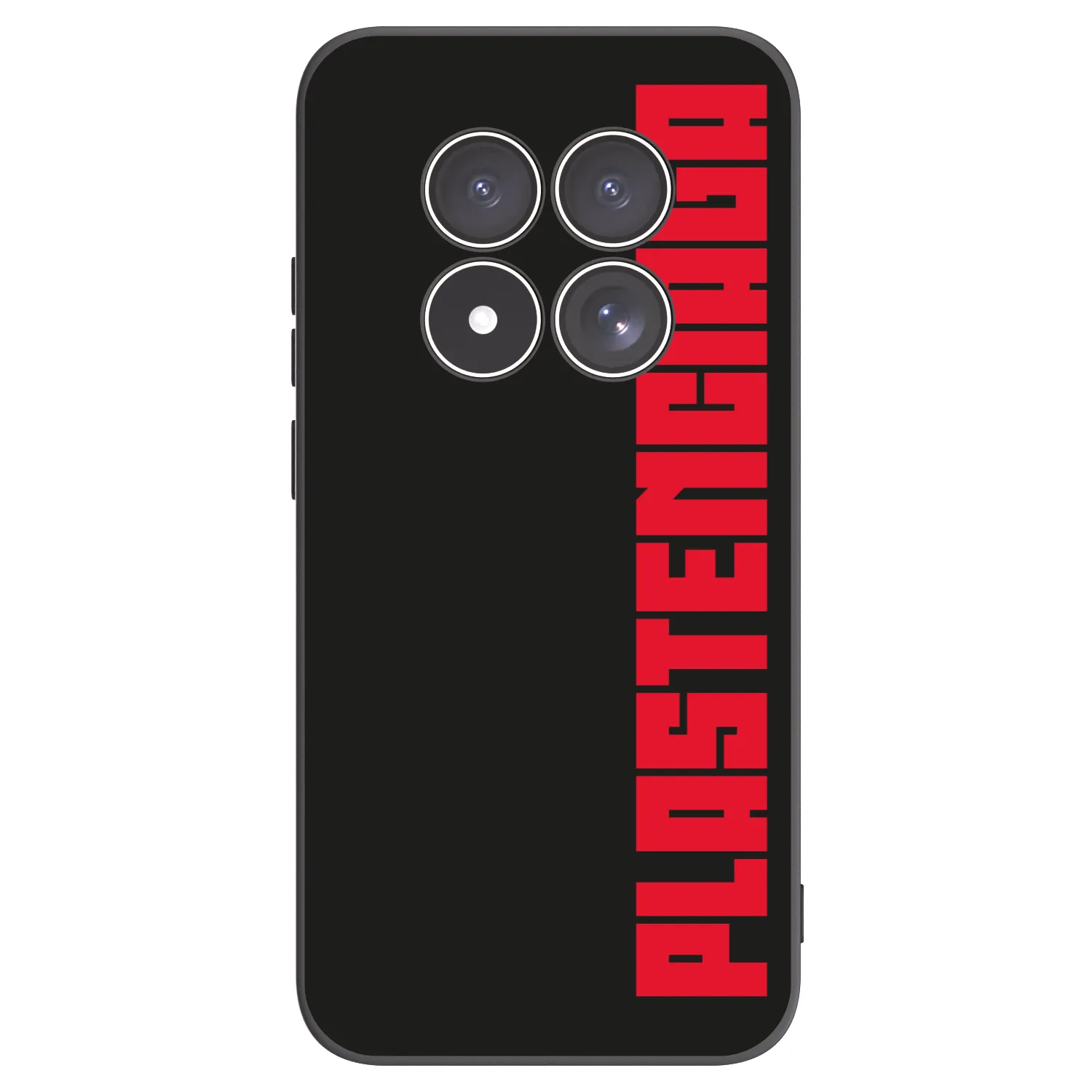 Picasee Μαύρη θήκη σιλικόνης για Xiaomi Redmi Note 15 Pro 4G - Plastenciaga