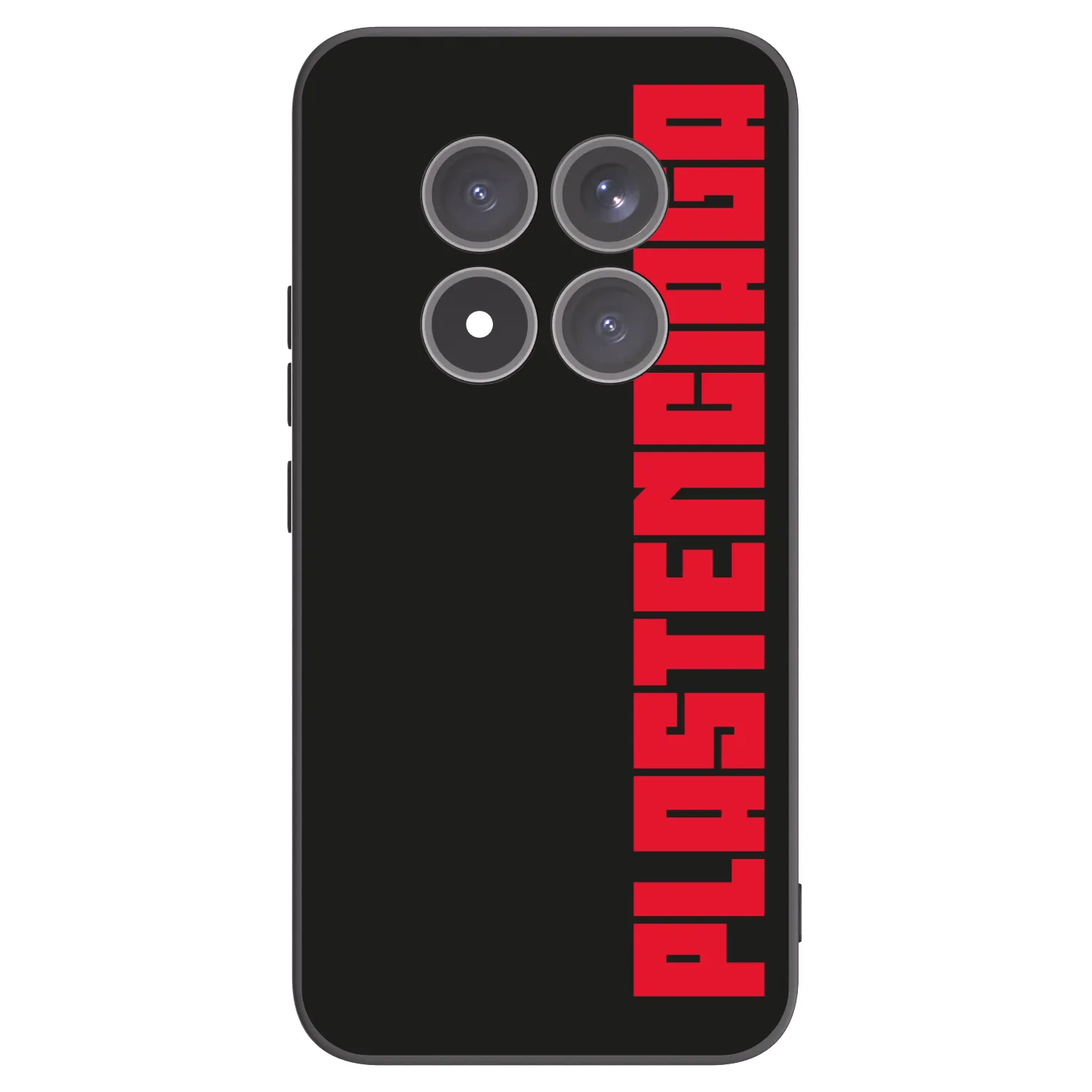 Picasee Μαύρη θήκη σιλικόνης για Xiaomi Redmi Note 15 Pro+ - Plastenciaga