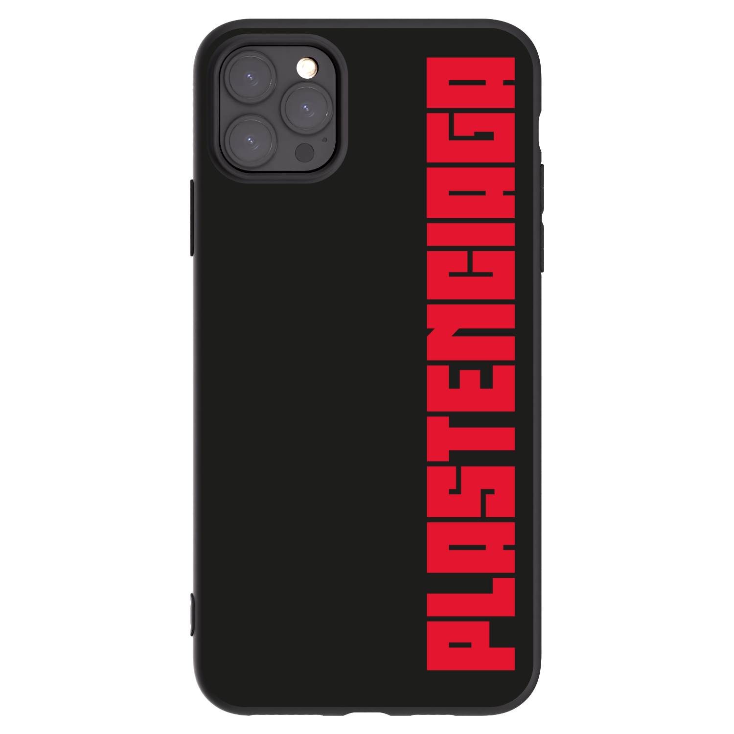 Picasee Μαύρη θήκη σιλικόνης για Apple iPhone 11 Pro Max - Plastenciaga