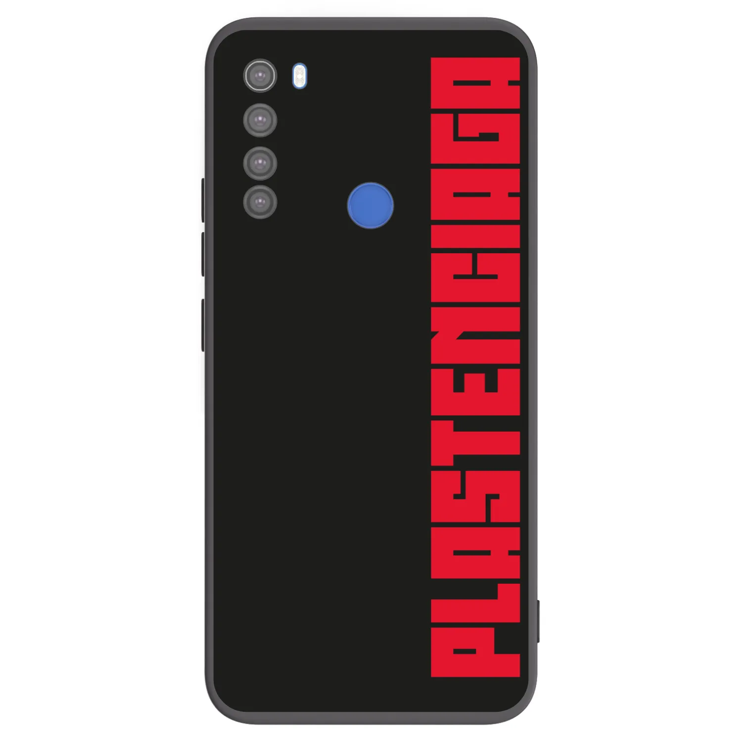 Picasee Μαύρη θήκη σιλικόνης για Xiaomi Redmi Note 8T - Plastenciaga
