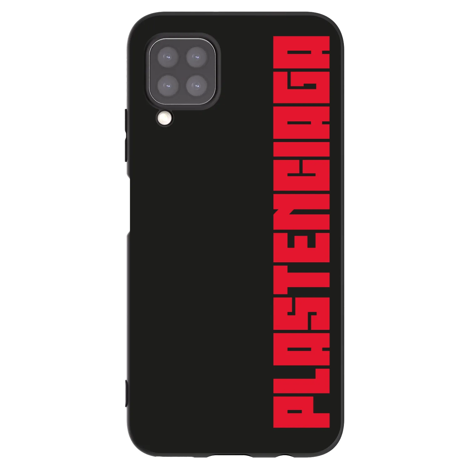 Picasee Μαύρη θήκη σιλικόνης για Huawei P40 Lite - Plastenciaga