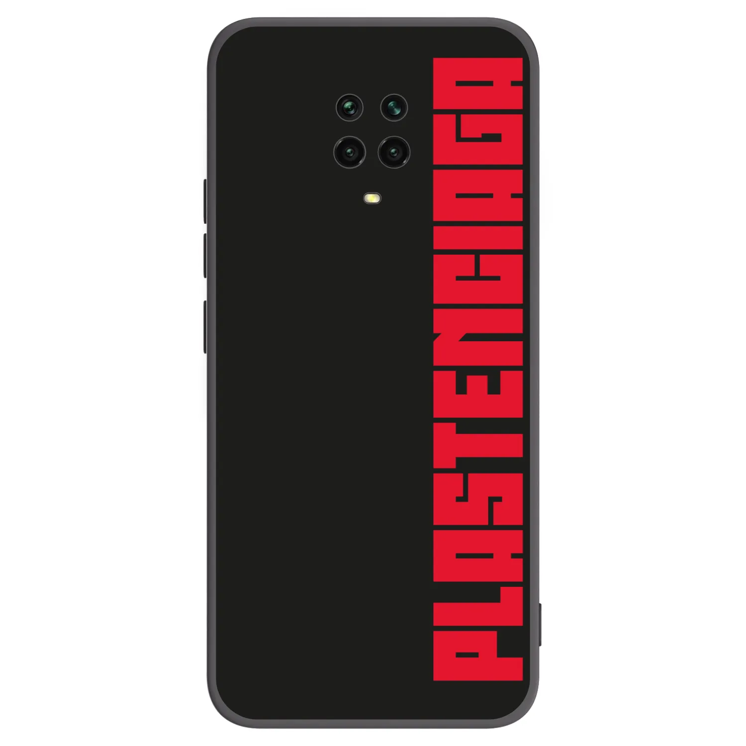 Picasee Μαύρη θήκη σιλικόνης για Xiaomi Redmi Note 9S - Plastenciaga