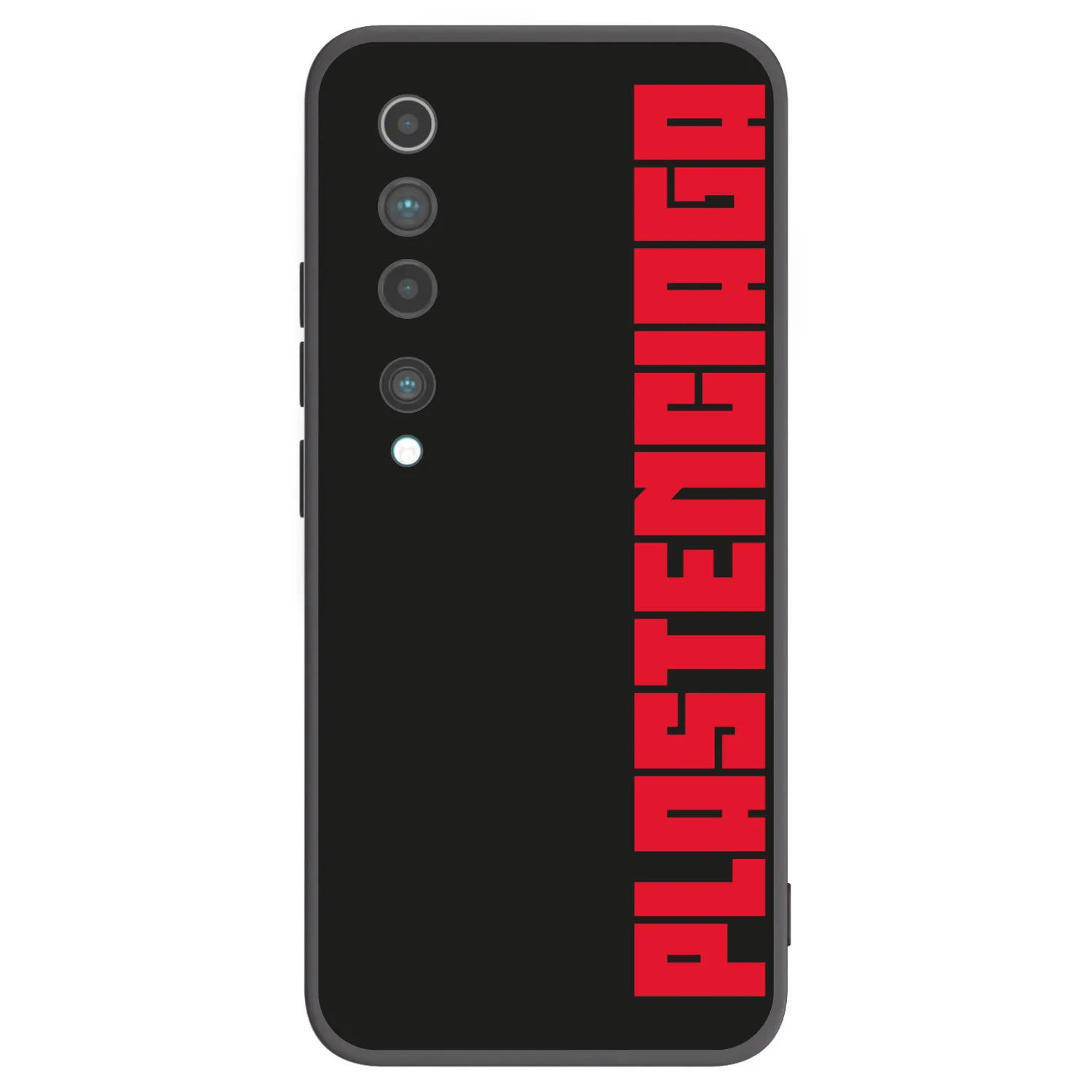 Picasee Μαύρη θήκη σιλικόνης για Xiaomi Mi 10 - Plastenciaga