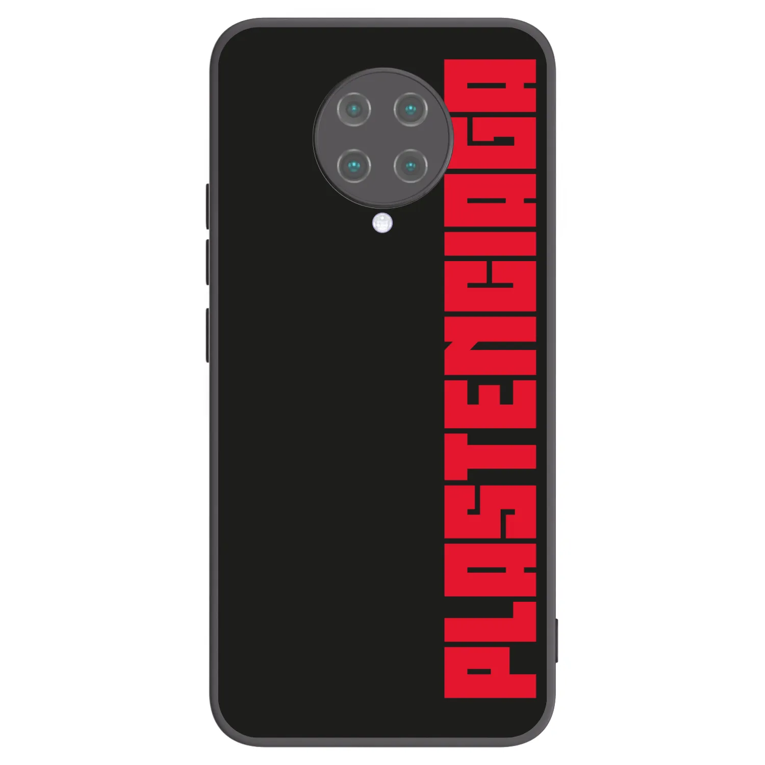 Picasee Μαύρη θήκη σιλικόνης για Xiaomi Poco F2 Pro - Plastenciaga