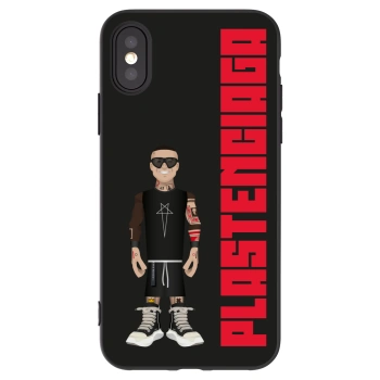 Picasee Μαύρη θήκη σιλικόνης για Apple iPhone X/XS - Tomáš Rajchl