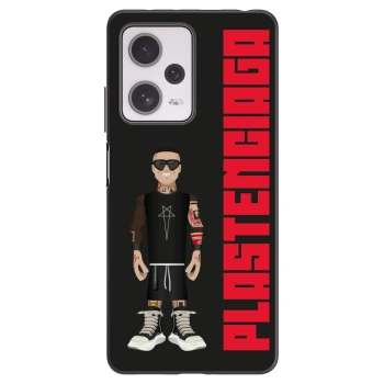 Picasee Μαύρη θήκη σιλικόνης για Xiaomi Redmi Note 12 Pro+ 5G - Tomáš Rajchl