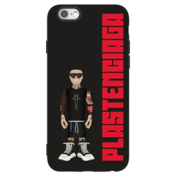 Picasee Μαύρη θήκη σιλικόνης για Apple iPhone 6/6S - Tomáš Rajchl