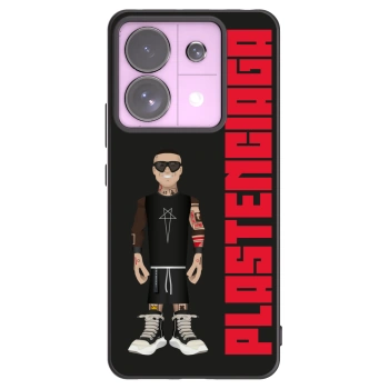 Picasee Μαύρη θήκη σιλικόνης για Xiaomi Redmi Note 13 Pro 5G - Tomáš Rajchl