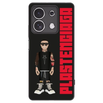 Picasee Μαύρη θήκη σιλικόνης για Xiaomi Redmi Note 13 4G - Tomáš Rajchl